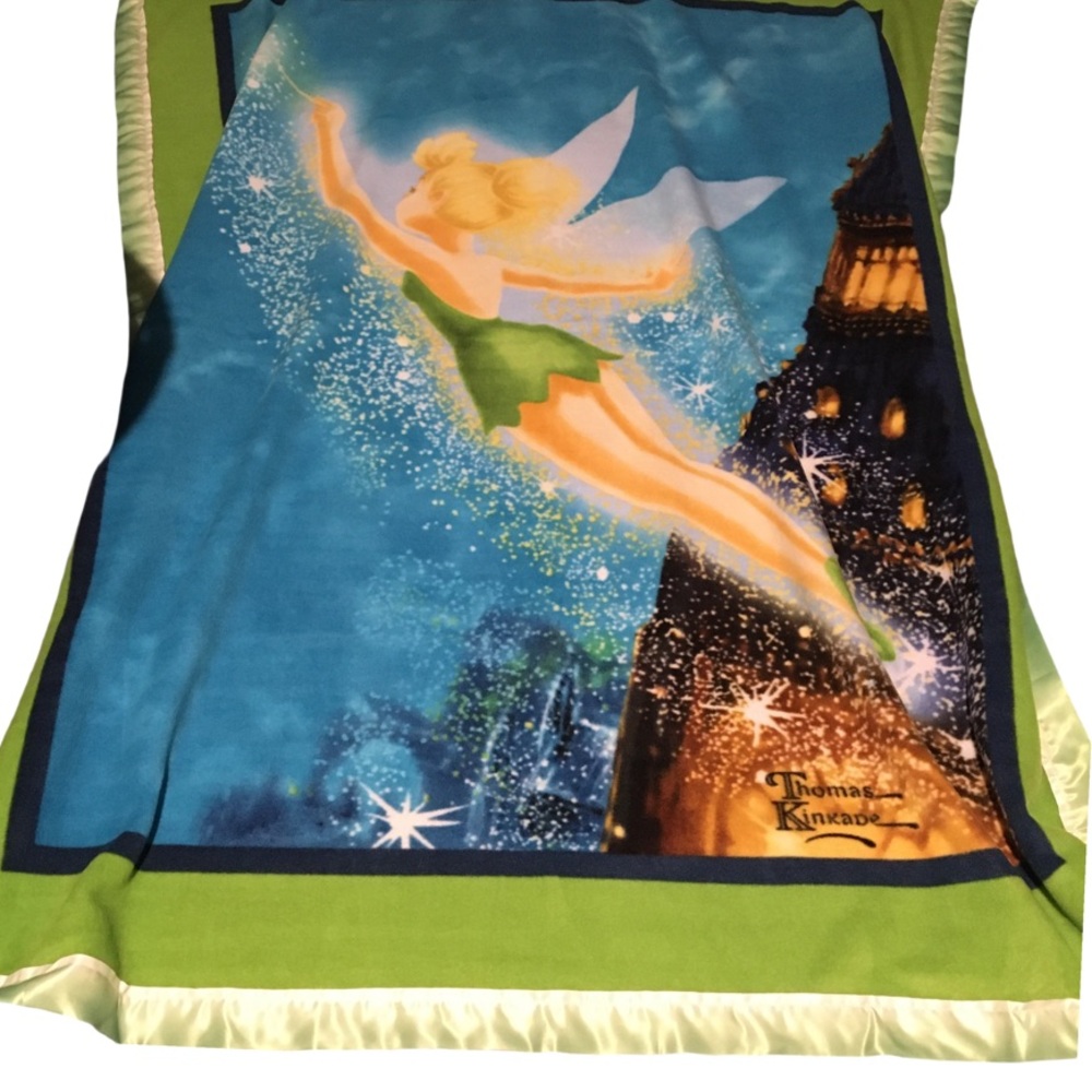Tinker Bell  Boutique Fleece Blanket-Soft,Disney Fairy Cozy Gift